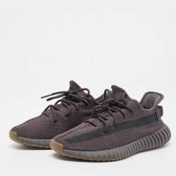 Pre Owned Adidas x Yeezy Black Knit Fabric boost-350-v2-cinder Sneakers Size 43.5