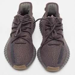 Pre Owned Adidas x Yeezy Black Knit Fabric boost-350-v2-cinder Sneakers Size 43.5