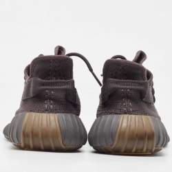 Pre Owned Adidas x Yeezy Black Knit Fabric boost-350-v2-cinder Sneakers Size 43.5