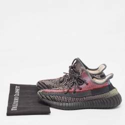 Pre Owned Adidas x Yeezy Multicolor Knit Fabric Boost-350-v2-yecheil Sneakers Size 43 1/3