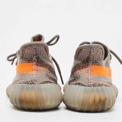 Pre Owned Adidas x Yeezy Grey Knit Fabric Boost-350-v2-beluga-non reflective Sneakers Size 43 1/3