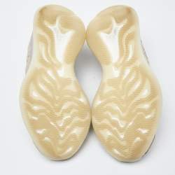 Pre Owned Yeezy x Adidas Brown Knit Fabric Boost 380 Pyrite Sneakers Size 38 2/3