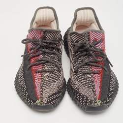 Pre Owned Yeezy x Adidas Multicolor Knit Fabric Boost 350 V2 Yecheil (Non-Reflective) Sneakers Size 43 1/3