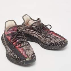 Pre Owned Yeezy x Adidas Multicolor Knit Fabric Boost 350 V2 Yecheil (Non-Reflective) Sneakers Size 43 1/3