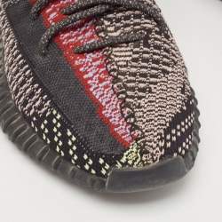 Pre Owned Yeezy x Adidas Multicolor Knit Fabric Boost 350 V2 Yecheil (Non-Reflective) Sneakers Size 43 1/3