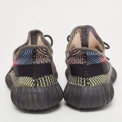 Pre Owned Yeezy x Adidas Multicolor Knit Fabric Boost 350 V2 Yecheil (Non-Reflective) Sneakers Size 43 1/3