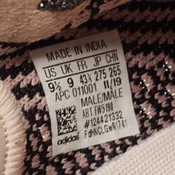 Pre Owned Yeezy x Adidas Multicolor Knit Fabric Boost 350 V2 Yecheil (Non-Reflective) Sneakers Size 43 1/3
