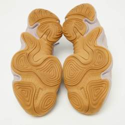 Pre Owned Yeezy x Adidas Purple Mesh and Suede 500 Soft Vision Sneakers Size 42 2/3