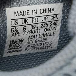 Pre Owned Yeezy x Adidas Multicolor Suede and Mesh Boost 700 Wash Orange Sneakers Size 39 1/3 