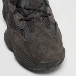 Pre Owned Yeezy x Adidas Two Tone Suede and Mesh Yeezy 500 Utility Sneakers Size 42