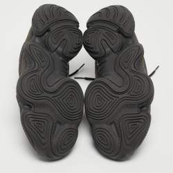 Pre Owned Yeezy x Adidas Two Tone Suede and Mesh Yeezy 500 Utility Sneakers Size 42