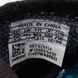 مملوكة مسبقًا Yeezy x Adidas Blue Knit Fabric Boost 380 Covellite Sneakers Size 46 2/3