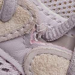 Adidas x Yeezy Purple Knit Fabric and Suede Boost Yeezy 500 Soft Vision Sneakers Size 38