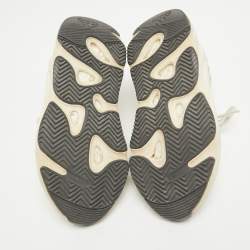 Pre Owned Yeezy x Adidas White Mesh and Suede Boost 700 Analog Sneakers Size 37 1/3