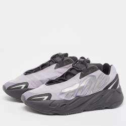 Pre Owned Yeezy x Adidas Black/Lavender Nylon Boost 700 MNVN Geode Sneakers Size 42 2/3