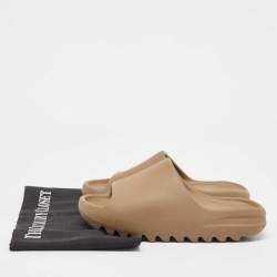 Yeezy x Adidas Brown Rubber Core Slides Size 37