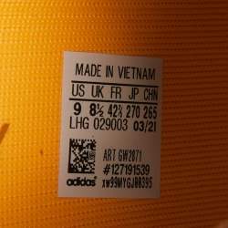 Pre Owned Yeezy x Adidas Brown Mesh Boost 350 V2 Mono Mist Sneakers Size 42 1/3