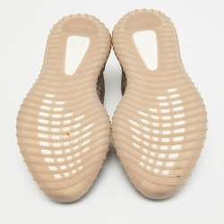 Pre Owned Yeezy x Adidas Brown Mesh Boost 350 V2 Mono Mist Sneakers Size 42 1/3