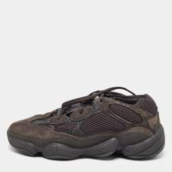 Yeezy x Adidas Black Mesh and Suede Yeezy 500 Utility Sneakers Size 42 2/3