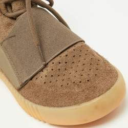 Yeezy x Adidas Brown Suede Boost 750 High Top Sneakers Size 40