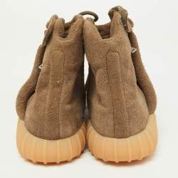 Yeezy x Adidas Brown Suede Boost 750 High Top Sneakers Size 40