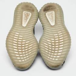 Pre Owned Yeezy x Adidas Blue Knit Fabric Boost 350 V2 Ash Blue Sneakers Size 40 2/3