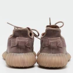 Pre Owned Yeezy x Adidas Purple Mesh Boost 350 V2 Mono Mist Sneakers Size 39 1/3