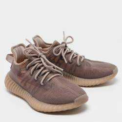 Pre Owned Yeezy x Adidas Purple Mesh Boost 350 V2 Mono Mist Sneakers Size 39 1/3