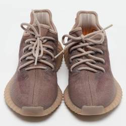 Pre Owned Yeezy x Adidas Purple Mesh Boost 350 V2 Mono Mist Sneakers Size 39 1/3