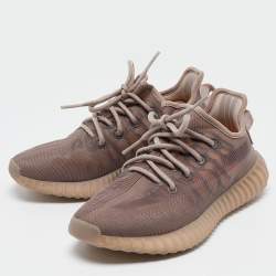 Pre Owned Yeezy x Adidas Purple Mesh Boost 350 V2 Mono Mist Sneakers Size 39 1/3