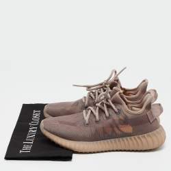 Pre Owned Yeezy x Adidas Purple Mesh Boost 350 V2 Mono Mist Sneakers Size 39 1/3