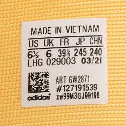 Pre Owned Yeezy x Adidas Purple Mesh Boost 350 V2 Mono Mist Sneakers Size 39 1/3