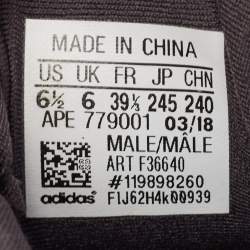 Pre Owned Yeezy x Adidas Black/Grey Mesh and Suede Yeezy Boost 500 Utility Black Sneakers Size 39 1/3