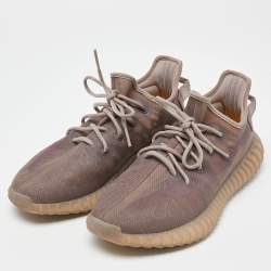Pre Owned Yeezy x Adidas Purple Mesh Boost 350 V2 Mono Mist Sneakers Size 44
