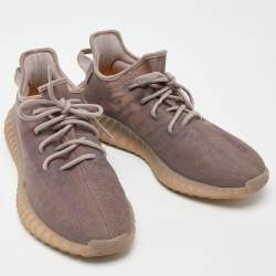 Pre Owned Yeezy x Adidas Purple Mesh Boost 350 V2 Mono Mist Sneakers Size 44