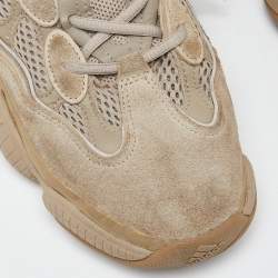 Yeezy x Adidas Beige Mesh and Suede 500 Taupe Light Sneakers Size 43 1/3