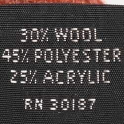 Yves Saint Laurent Brown Wool Tie