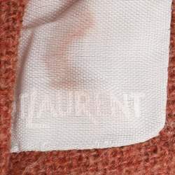 Yves Saint Laurent Brown Wool Tie