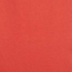 Pre Owned Yves Saint Laurent Peach Red Wool Fringed Muffler 