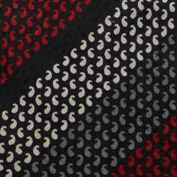 Pre Owned Yves Saint Laurent Vintage Multicolor Paisley Print Silk Kipper Tie