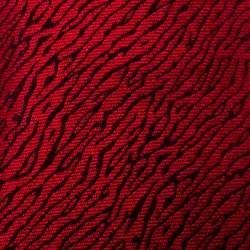 Pre Owned Yves Saint Laurent Red Patterned Silk Tie