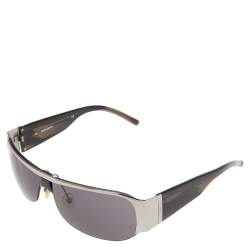 Yves Saint Laurent Black/Silver YSL 2116/S Half Rim Sunglasses