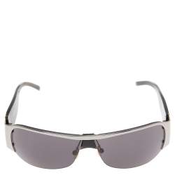 Yves Saint Laurent Black/Silver YSL 2116/S Half Rim Sunglasses
