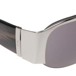 Yves Saint Laurent Black/Silver YSL 2116/S Half Rim Sunglasses