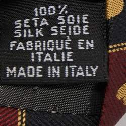 Yves Saint Laurent Vintage Black Striped Pip Pattern Silk Tie