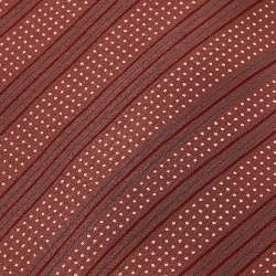 Yves Saint Laurent Vintage Pink Striped Silk Tie