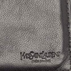 Yves Saint Laurent Black Crocodile Bifold Wallet