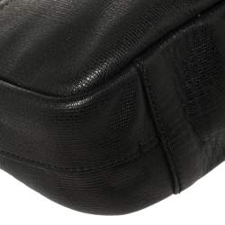 Pre Owned Yves Saint Laurent Black Leather Pouch