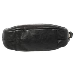 Pre Owned Yves Saint Laurent Black Leather Pouch