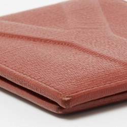 Pre Owned Yves Saint Laurent Rust Leather Bifold Wallet